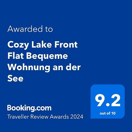 פוגרדץ Cozy Lake Front Flat Bequeme Wohnung An Der See מראה חיצוני תמונה